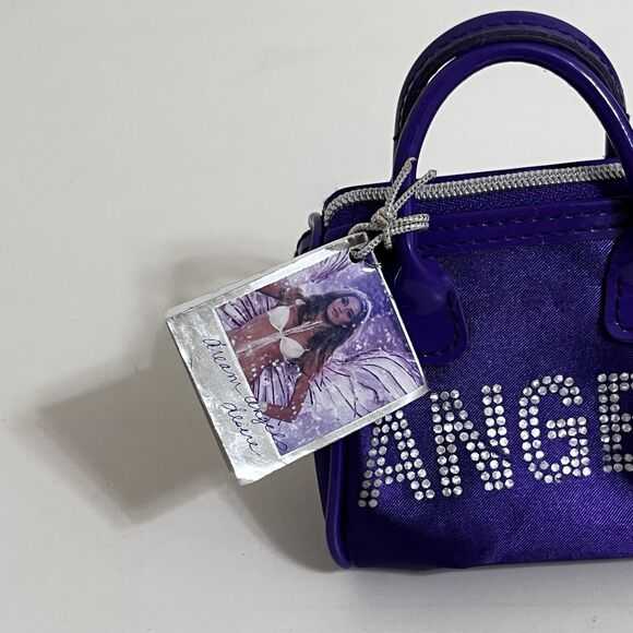 Victoria's Secret Purple Dream ANGEL Mini Purse Bag Keychain - Picture 10 of 15